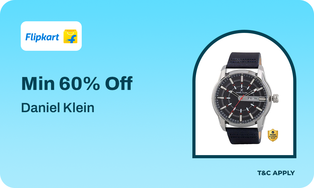 Minimum 60% Off On Daniel Klein Watches