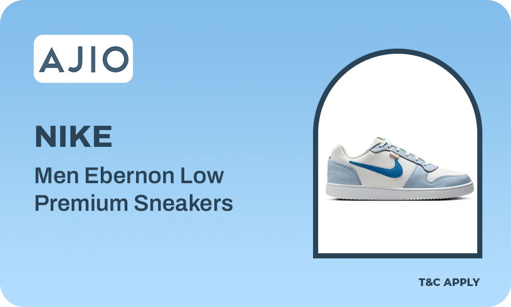Nike Ebernon Low Premium Sneakers | Flat 50% Off