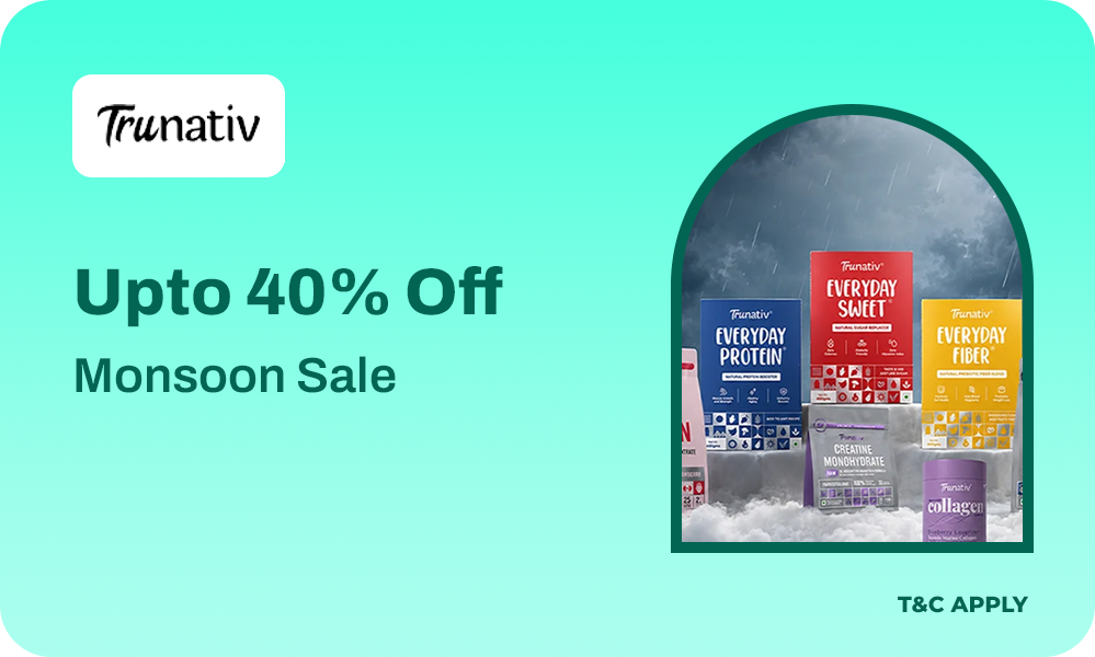 TruNativ Monsoon Sale - Upto 40% OFF On Nutrition Essentials