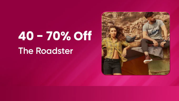 Roadster Fashion | 40–70% Off on Trendy Apparel
