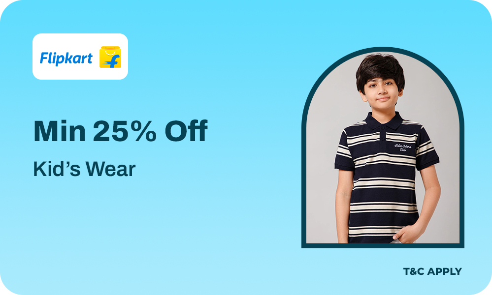 Minimum 25% Off On Kids Wear Collection Trendy Styles