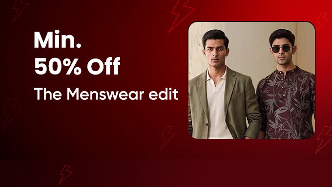 AJIO Menswear Edit | Minimum 50% Off on Casual & Formal Wear