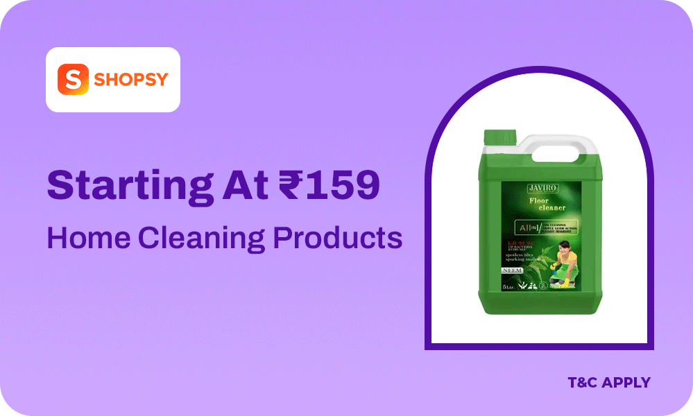 Home Cleaning Essentials Starting At Rs.159