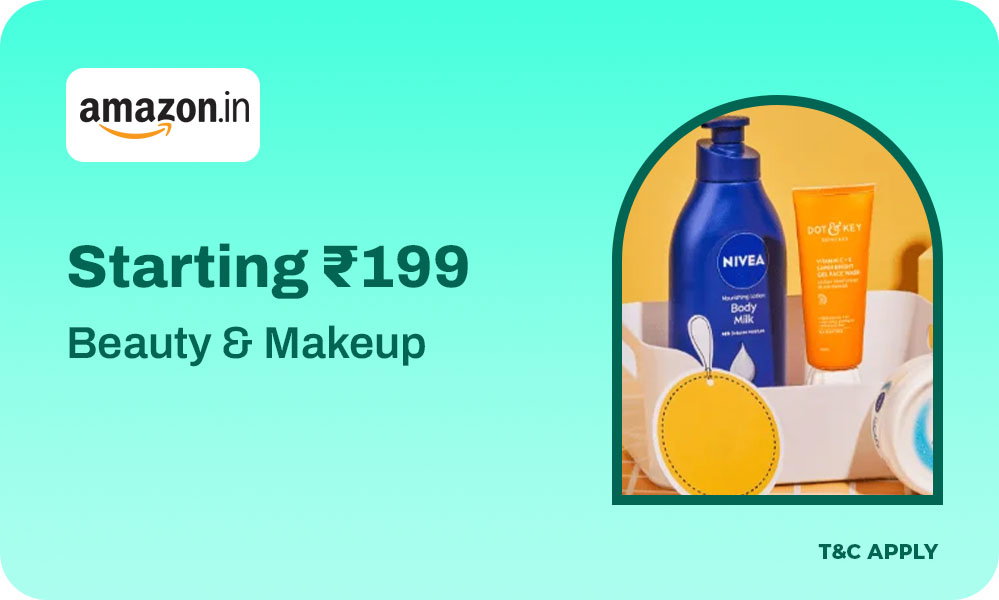 Beauty & Makeup Deals Starting ₹199 | Skincare & Cosmetics Sale