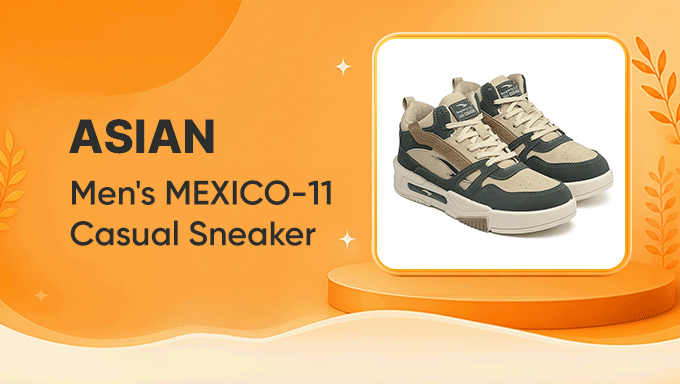 Buy ASIAN Mexico-11 Mid-Top Casual Sneakers