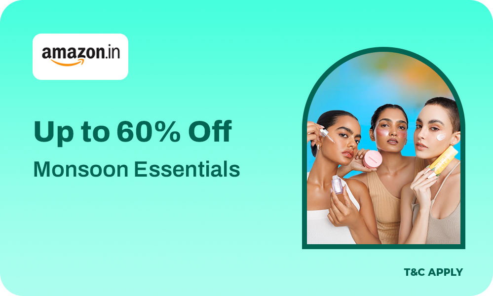 Upto 60% OFF On Monsoon Beauty Essentials 
