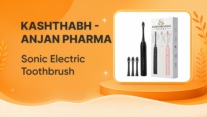 Kashthabhanjan Sonic Electric Toothbrush | Flat 77% Off at Just ₹227