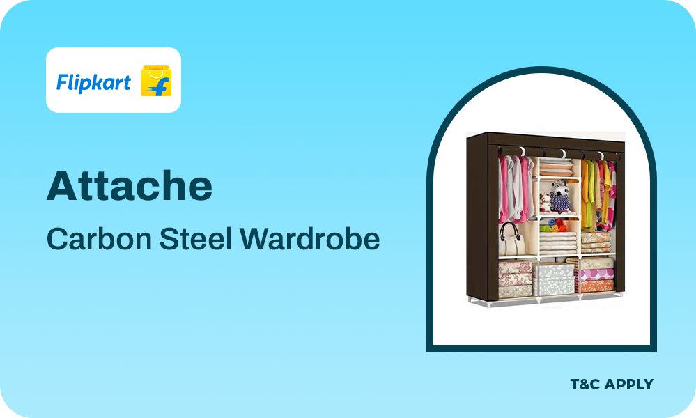 Attache Carbon Steel Collapsible Wardrobe