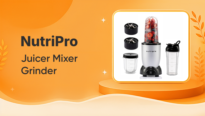 NutriPro Juicer Mixer Grinder | Flat 64% Off at Just ₹1,799
