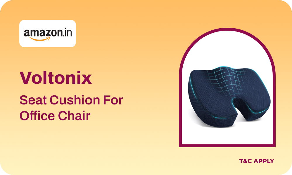 Voltonix Memory Foam Seat Cushion 