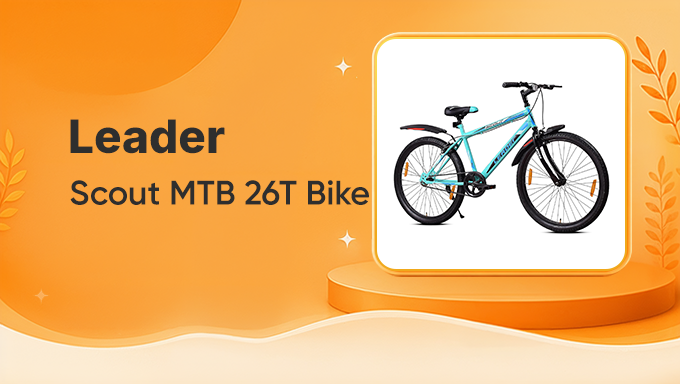 Leader Scout MTB 26T Bike | Flat 43% Off at Just ₹3,998