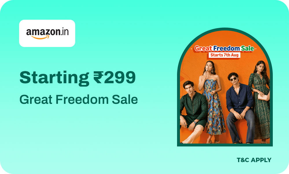 Amazon Great Freedom Sale Starts 7th August! 