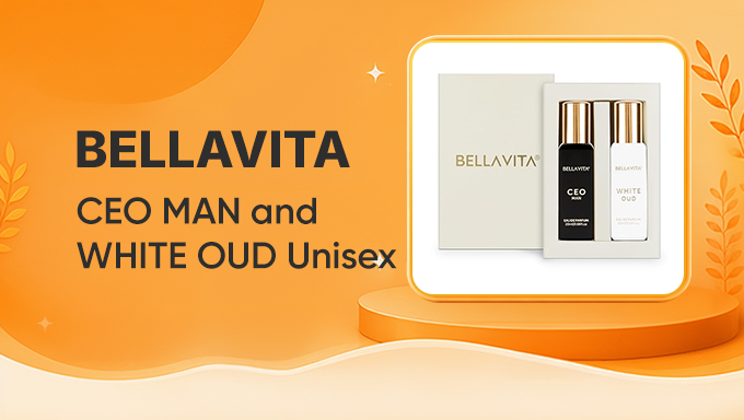 Bella Vita CEO Man & White Oud Perfume Gift Set | Long-Lasting Unisex Eau De Parfum (Pack of 2)