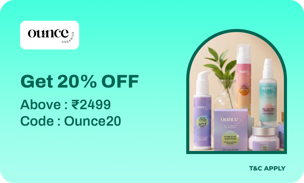 Flat 20% OFF On A Minimum Purchase of ₹2,499.
