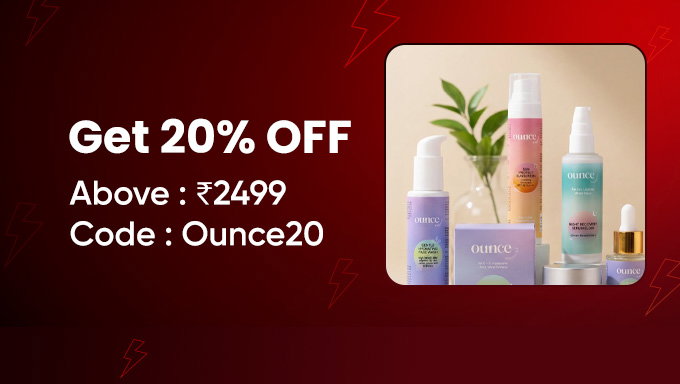 Ounce Organics Skincare | Get 20% Off on Orders Above ₹2,499