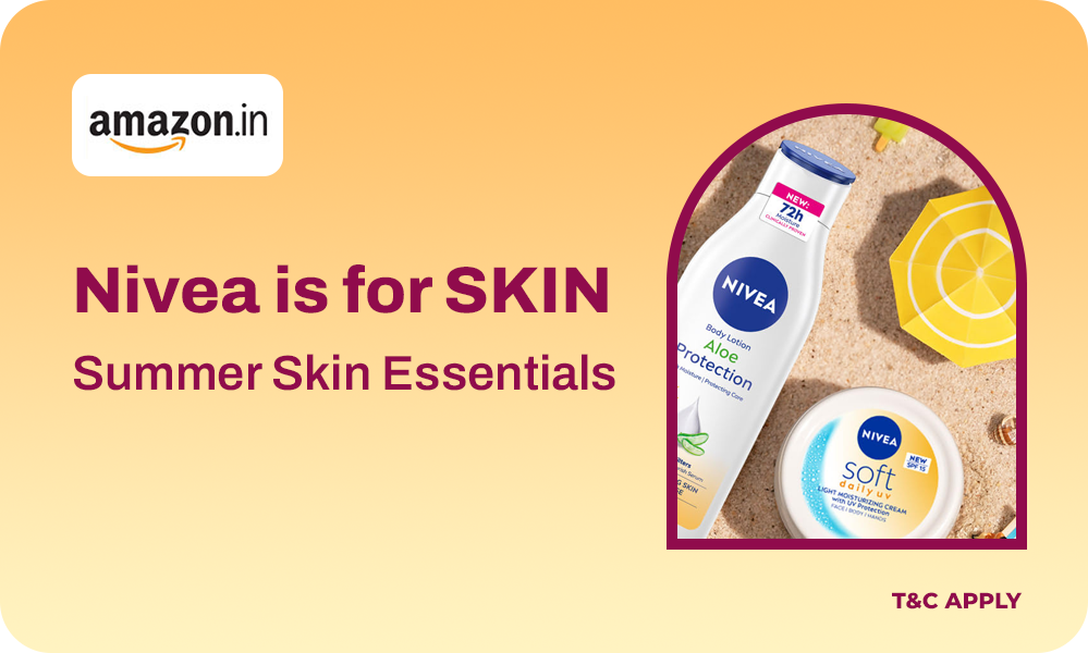 Get Upto 52% OFF On Nivea Summer Skin Essentials
