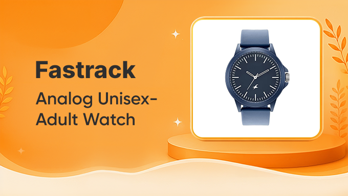 Fastrack Analog Unisex Watch | 25% Off on Stylish Everyday Watch