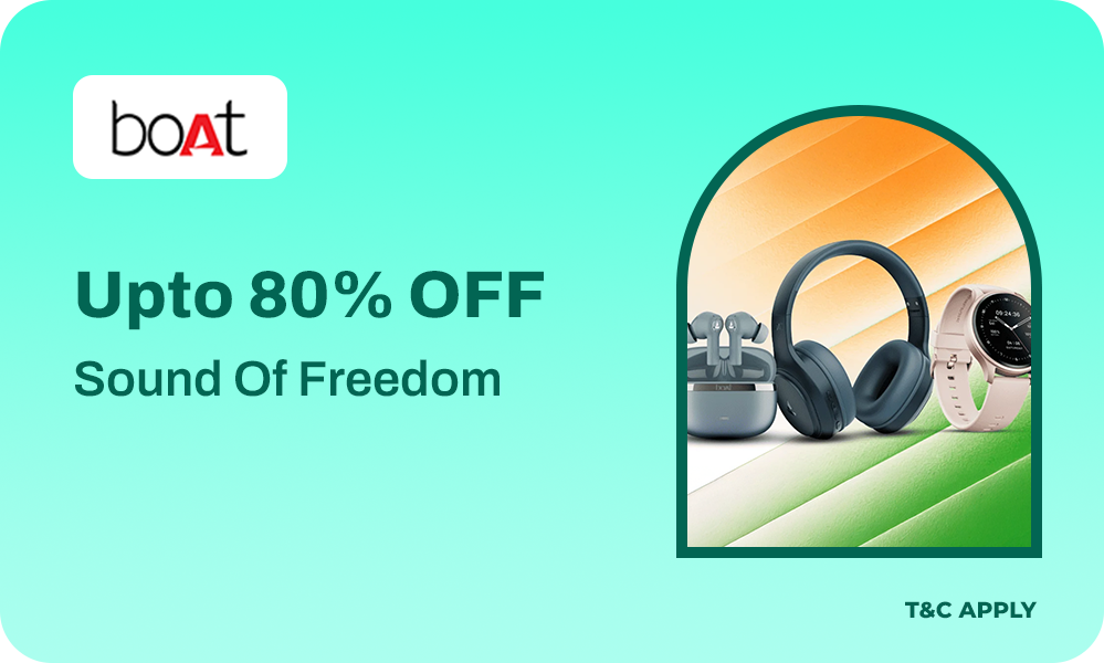 Sound Of Freedom Sale - Get Upto 80% OFF On Top Audio Gadgets