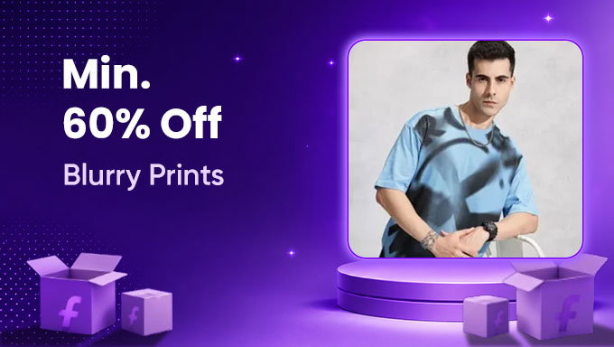 Blurry Prints T-Shirts | Minimum 60% Off on Men’s Fashion