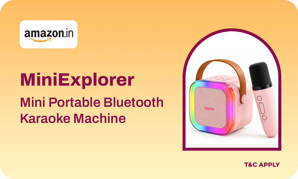MiniExplorer Bluetooth Karaoke Machine