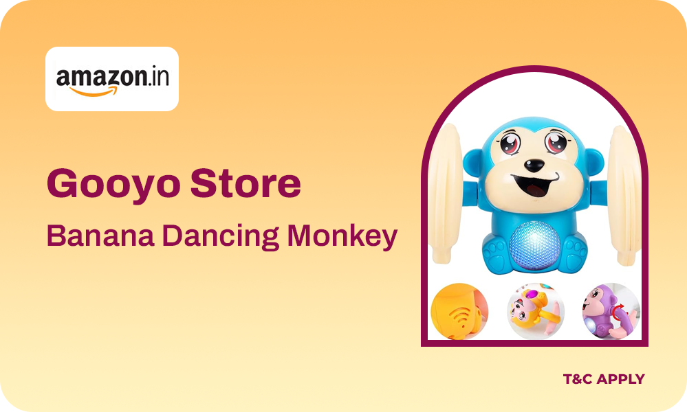Gooyo Banana Dancing Monkey Toy