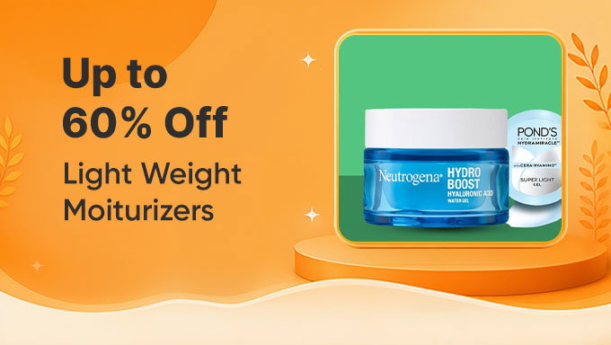 Lightweight Moisturizers | Up to 60% OFF on Neutrogena & Pond’s