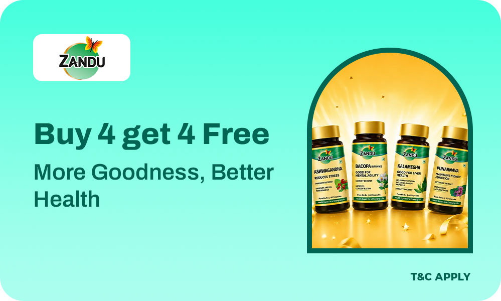 ZANDU CARE OFFER | BUY 4 GET 4 FREE!