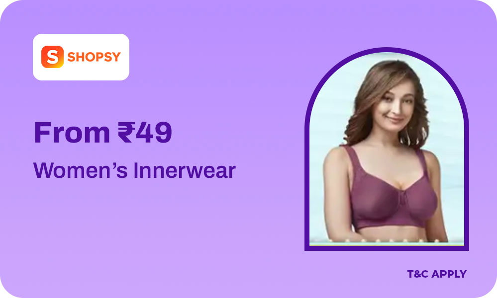 Women's Innerwear | Starting From Just ₹49!