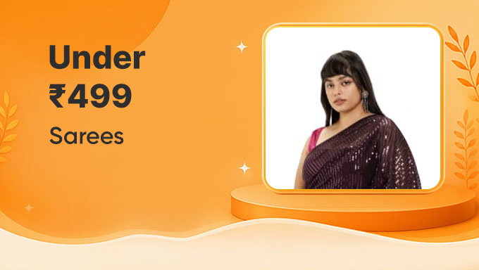 Sarees Under ₹499 | Stylish Sarees at Budget Prices
