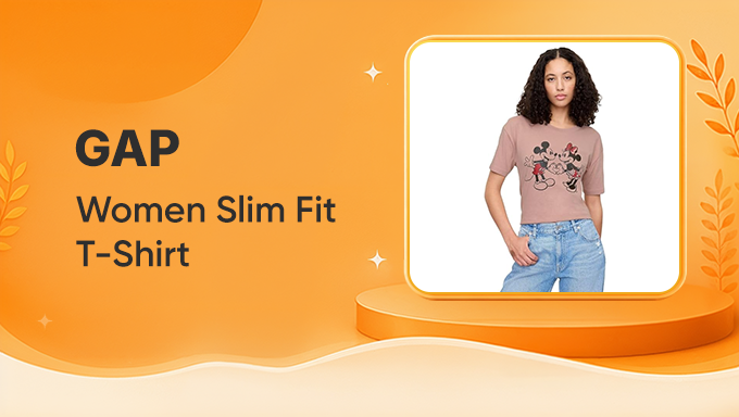 GAP Women’s Slim Fit T-Shirt | Trendy Casual Fashion
