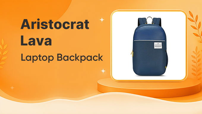 Aristocrat Lava Laptop Backpack | Stylish & Spacious Everyday Backpack