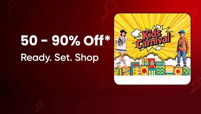 AJIO Kids Carnival | 50–90% OFF on Kids’ Fashion