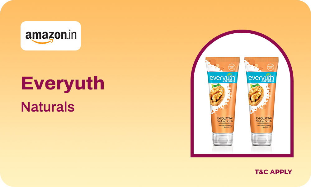 Everyuth Naturals Exfoliating Walnut Scrub | Deep Cleansing Skin Care