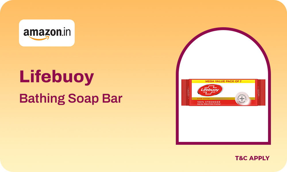 Lifebuoy Bathing Soap Bar | Mega Value Pack of 7