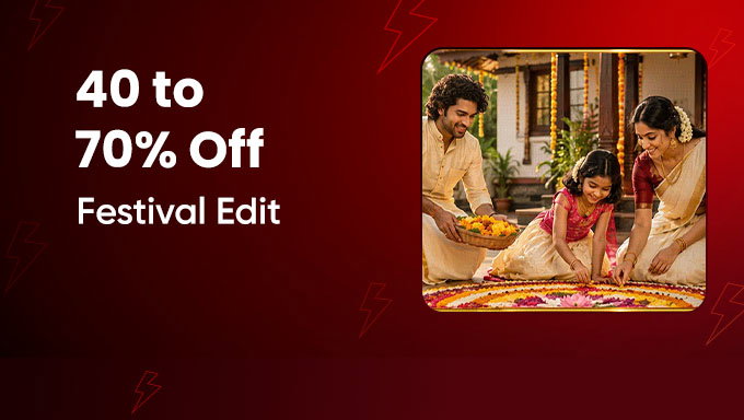 AJIO Festive Edit | 40–70% OFF on Fashion & Festive Styles