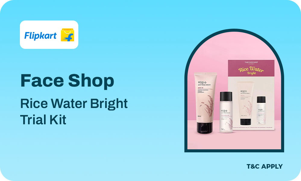 The Face Shop Rice Water Bright Trial Kit – 2 Items
