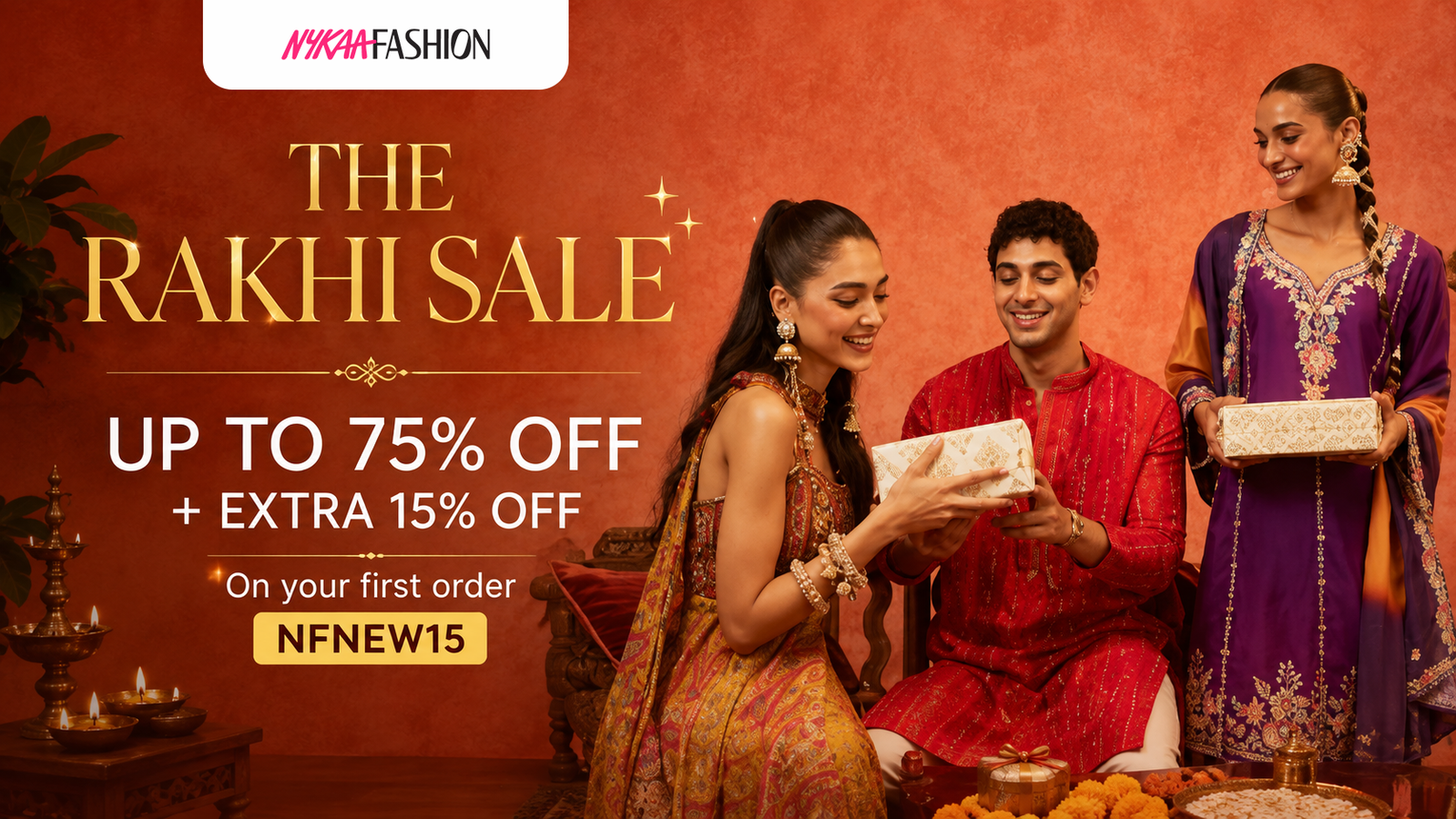 Nykaa fashion sale.