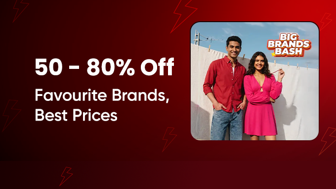 Myntra Big Bash Sale | 50–80% Off on Top Fashion Brands
