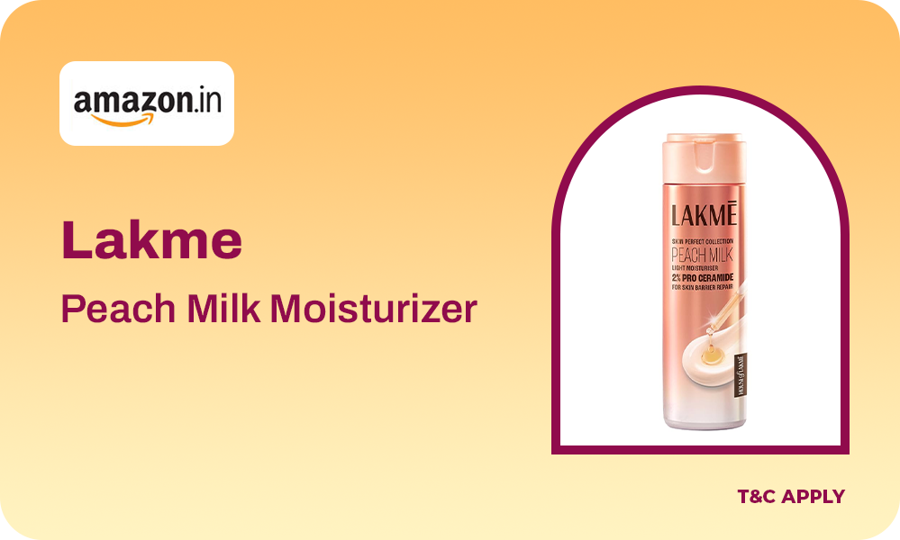 Lakmé Peach Milk Pro Ceramide Moisturizer 120ml