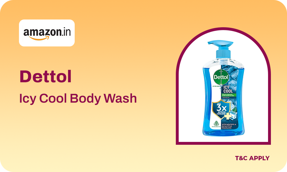 Dettol Icy Cool Body Wash & Shower Gel Pump