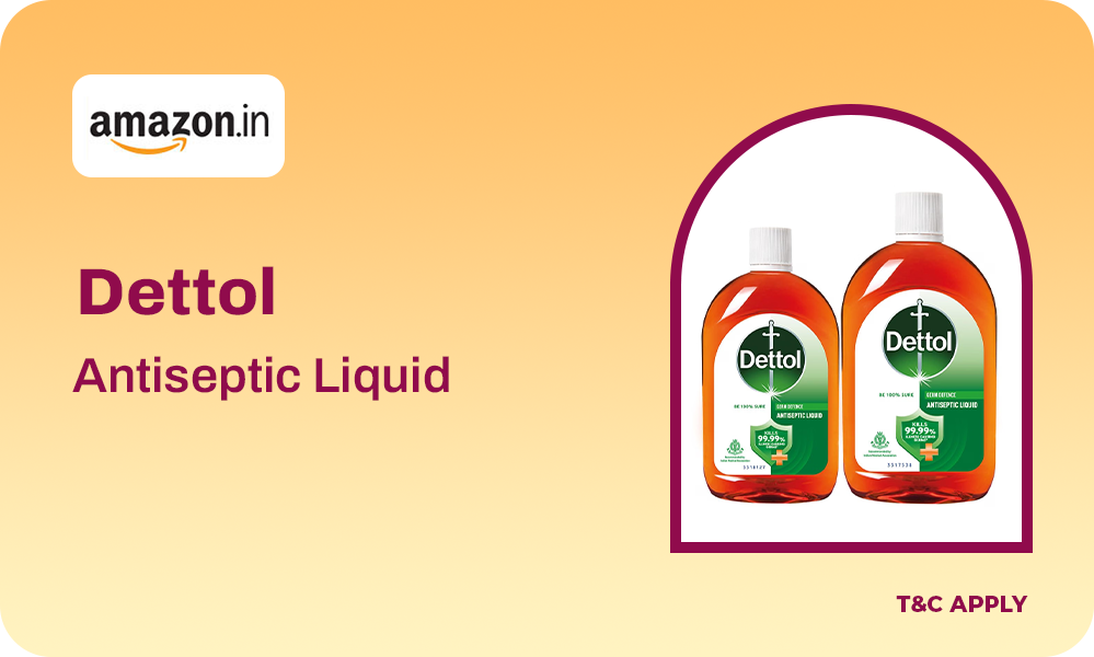 Dettol Antiseptic Liquid for First Aid & Surface Disinfection