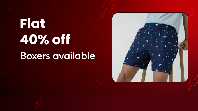 Comfortable Boxers At An Irresistible Price At Upto 40% OFF