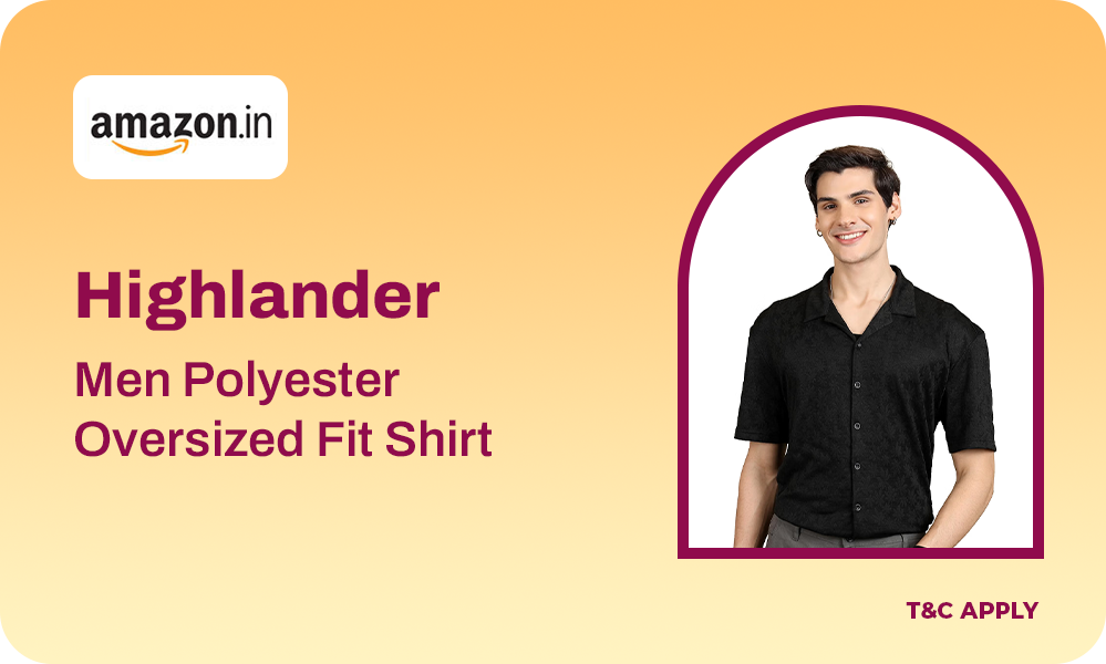 Highlander Polyester Oversized Fit Shirt