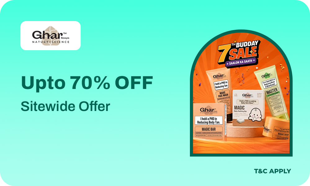7th Buddy Sale Get Upto 70% OFF + Extra 15% Off