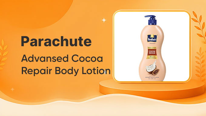 Parachute Advanced Cocoa Repair Body Lotion | Deep Moisturising Body Care