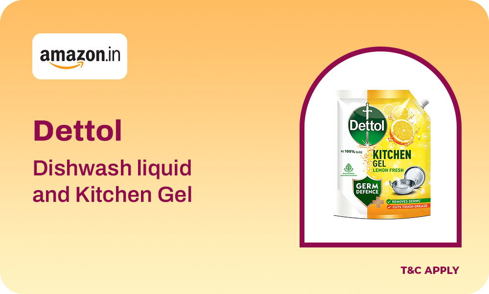 Dettol Dishwash Liquid & Kitchen Gel