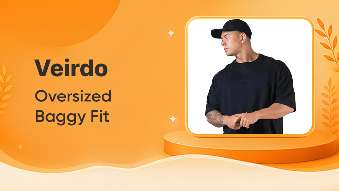 Veirdo Oversized T-Shirts | Baggy Fit for Men