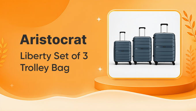 Aristocrat | Liberty Set of 3 Trolley Bags