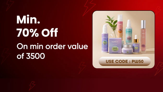 Flat 50% OFF On A Minimum Purchase of ₹3,500
