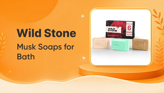 Wild Stone | Musk Soaps for Bath – Pack of 6